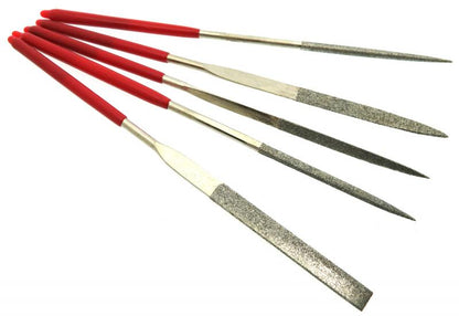 Stainless Steel Five Piece Diamond File Set
