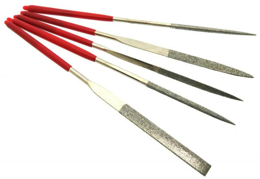 Stainless Steel Five Piece Diamond File Set
