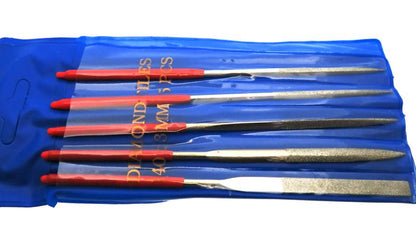Stainless Steel Five Piece Diamond File Set