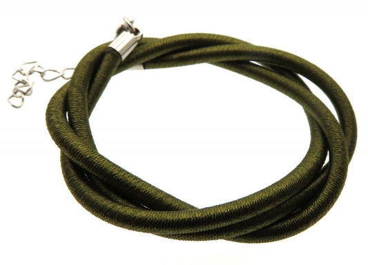 17 Inch Teal Cord Necklace for Pendants