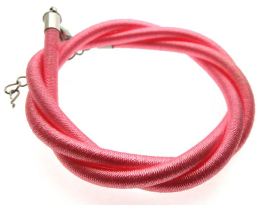 17 Inch Pink Cord Necklace for Pendants