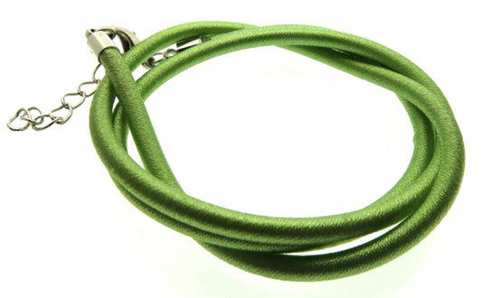 17 Inch Light Green Cord Necklace for Pendants