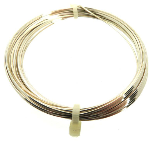 08mm Square Silver Plated Copper Wire