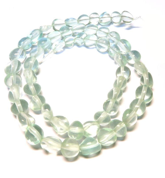 16 inch 6mm Freeform Blue Obsidian Bead String