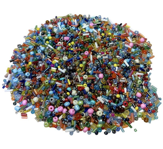 50gms Mixed Seed Bead Pack