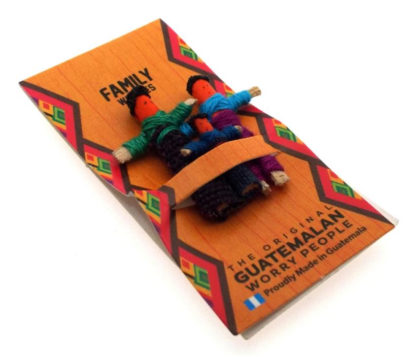 Mini Guatemalan Worry Doll for Family