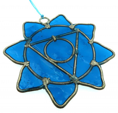 Throat Chakra Symbol Mini Suncatcher