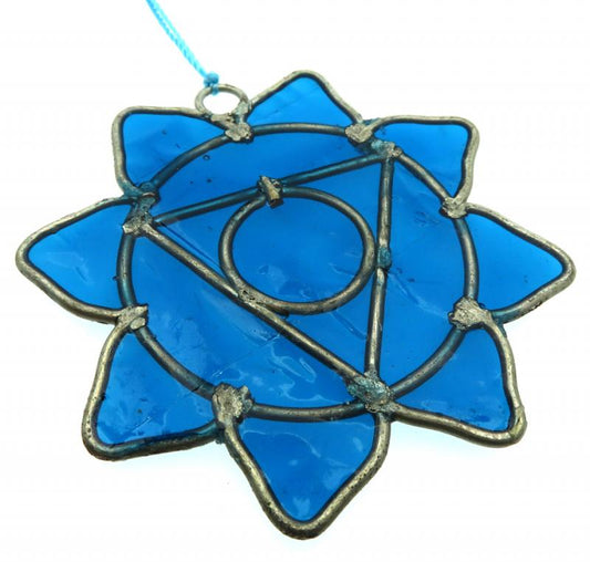 Throat Chakra Symbol Mini Suncatcher
