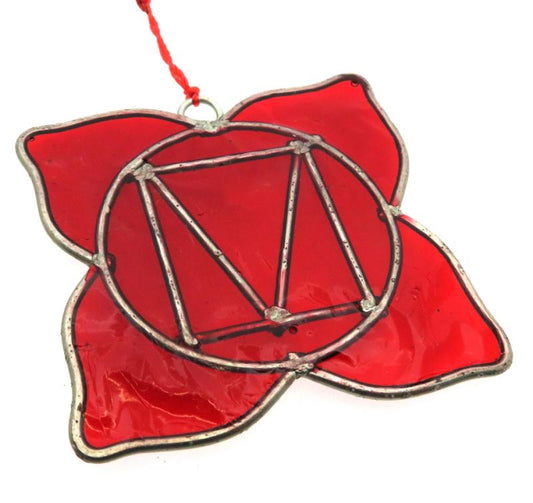 Root Chakra Symbol Mini Suncatcher