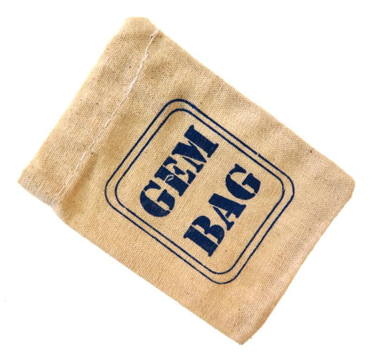 Muslin Drawstring Pouch Natural Gem Pouch Small