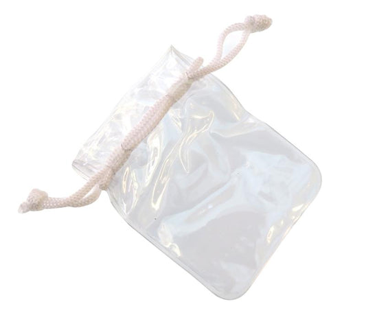 Clear Plastic Drawstring Pouch