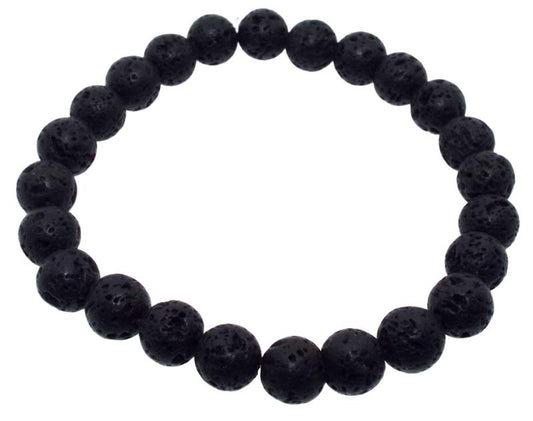 8mm Lava Rock Power Bracelet