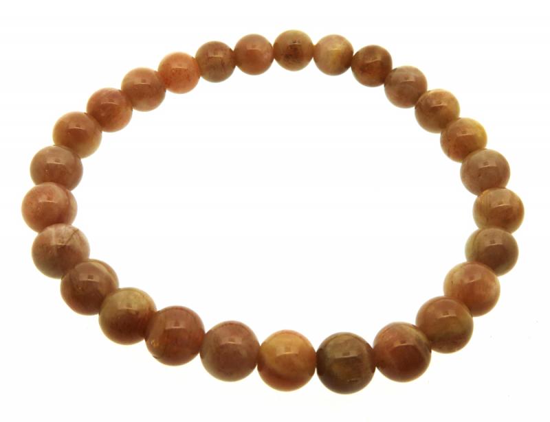 7mm Sunstone Gemstone Power Bracelet