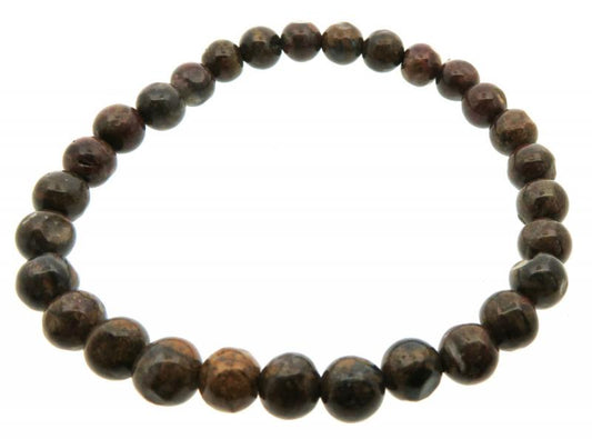 6 to 7mm Pietersite Gemstone Power Bracelet