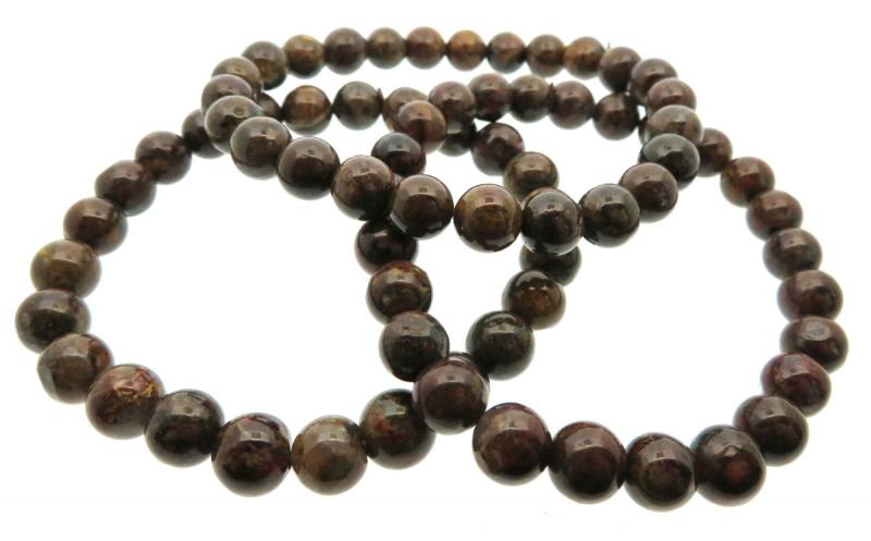 8 to 9mm Pietersite Gemstone Power Bracelet