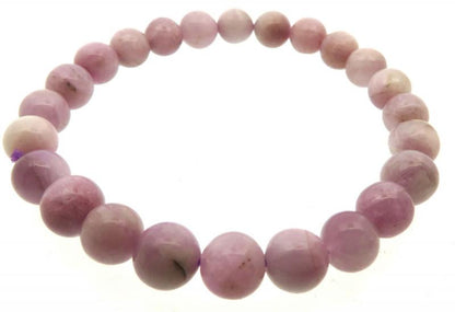 7 to 8mm Kunzite Gemstone Power Bracelet