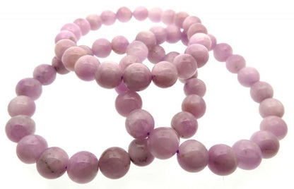 9mm Kunzite Gemstone Power Bracelet