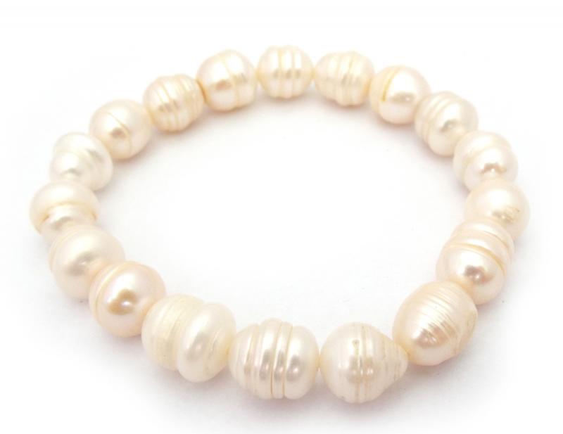 Freshwater Pearl Elasticated Bracelet