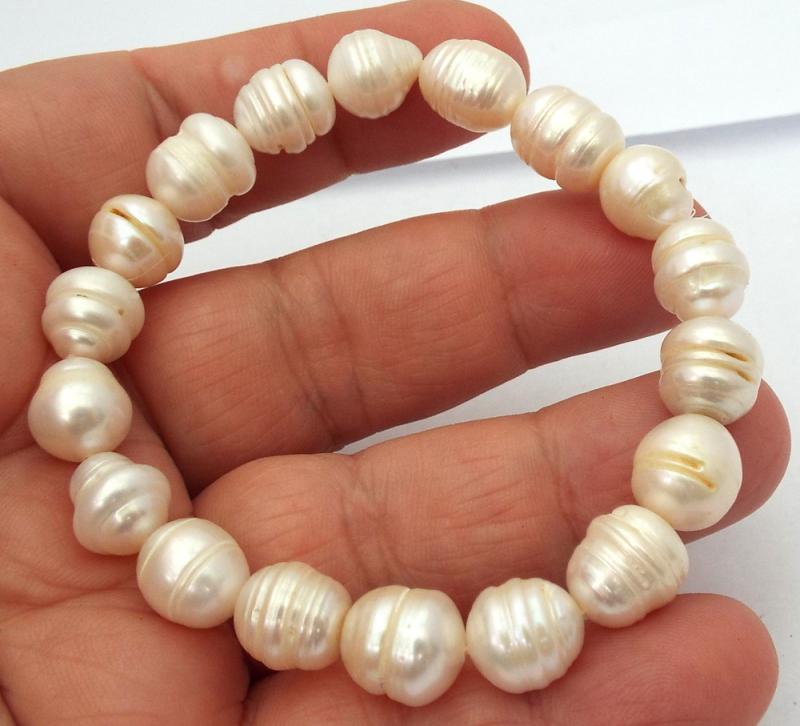 Freshwater Pearl Elasticated Bracelet