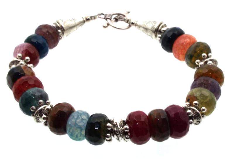 Mixed Agate Baroque Bracelet