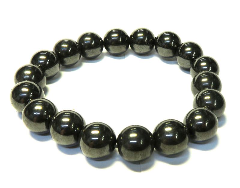 12mm Magnetic Hematite Power Bracelet