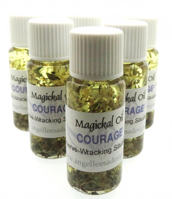 10ml Courage Herbal Spell Oil Nerve Wracking Situations
