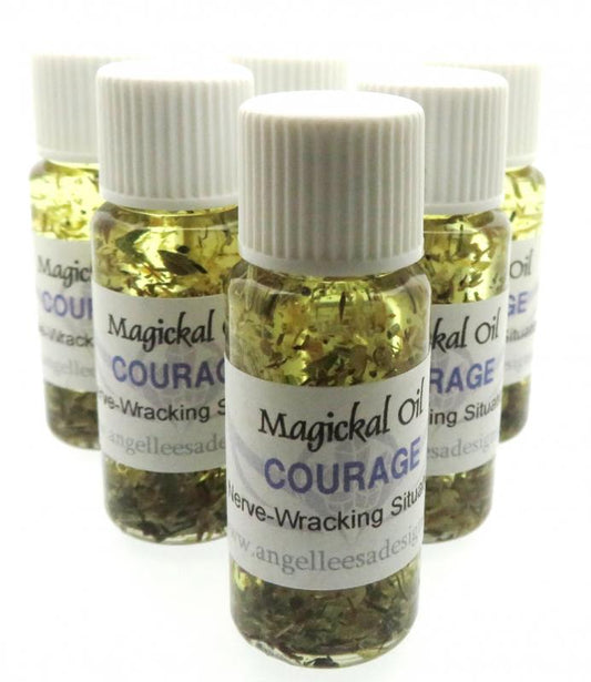 10ml Courage Herbal Spell Oil Nerve Wracking Situations