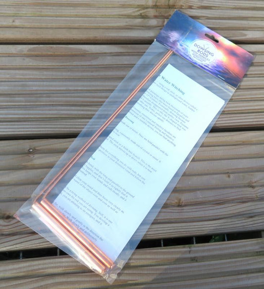 13 inch Long set of Copper Dowsing Rods