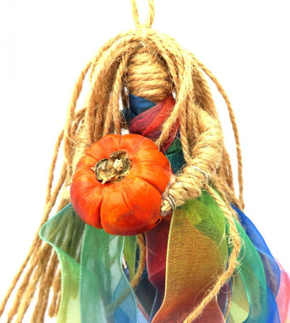 Hand Crafted Hanging Pumpkin Doll