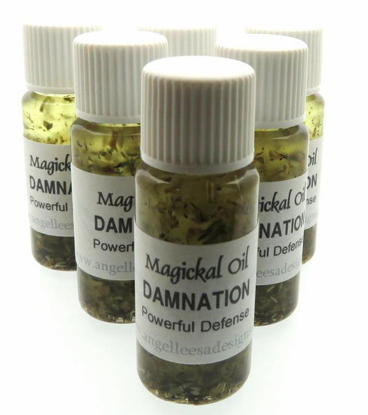 10ml Damnation Herbal Spell Oil Powerful Defense
