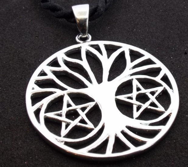Double Pentacle Tree of Life Pendant