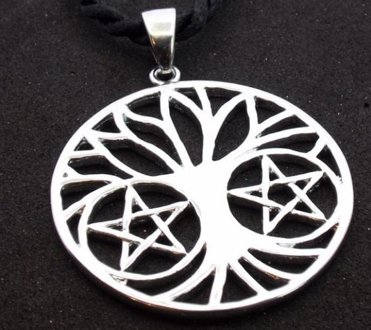 Double Pentacle Tree of Life Pendant