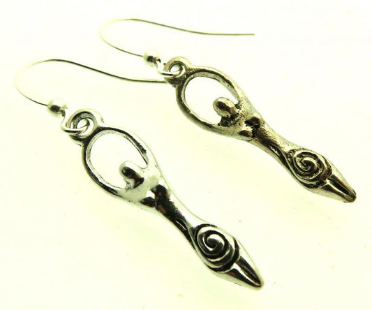 Goddess Fishhook Earrings