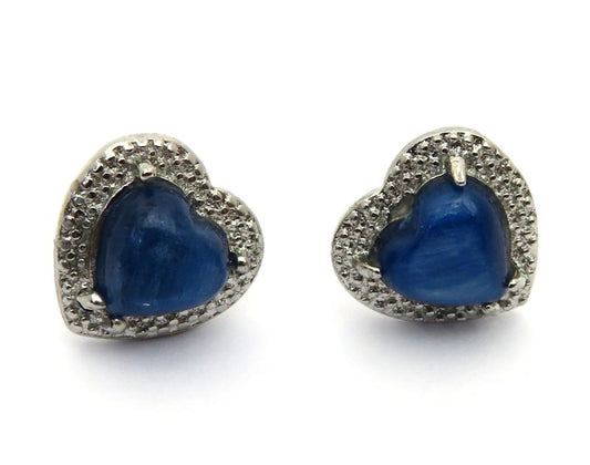 Kyanite 925 Silver Stud Earrings