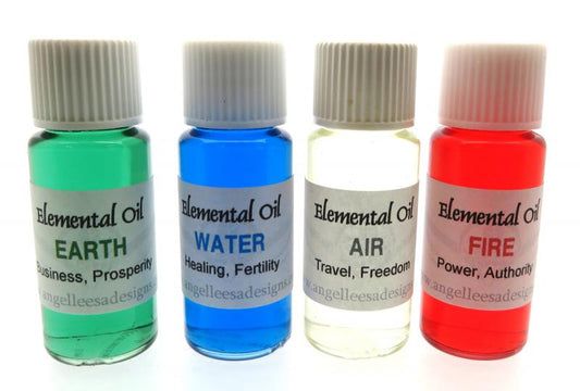 Full set of Four 10ml Elemental Oils