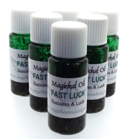 10ml Fast Luck Herbal Spell Oil Success and Luck