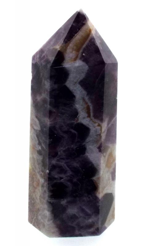 Chevron Amethyst Gemstone Tower 06