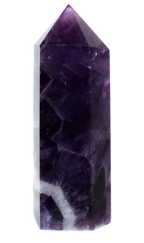 Chevron Amethyst Gemstone Tower 07