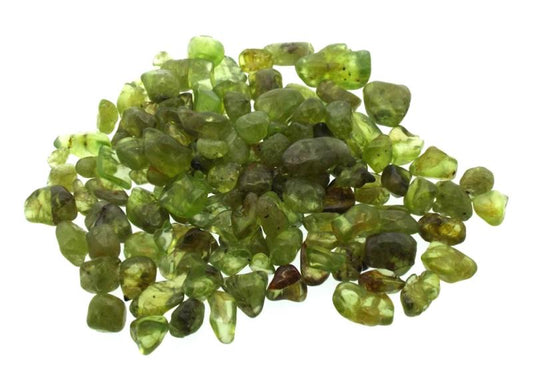 50gms Peridot Tumbled Gemstone Chips