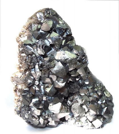 Quartz Gemstone Electroplated Cluster