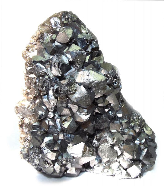 Quartz Gemstone Electroplated Cluster