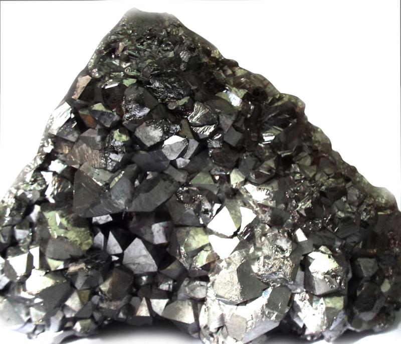 Quartz Gemstone Electroplated Cluster