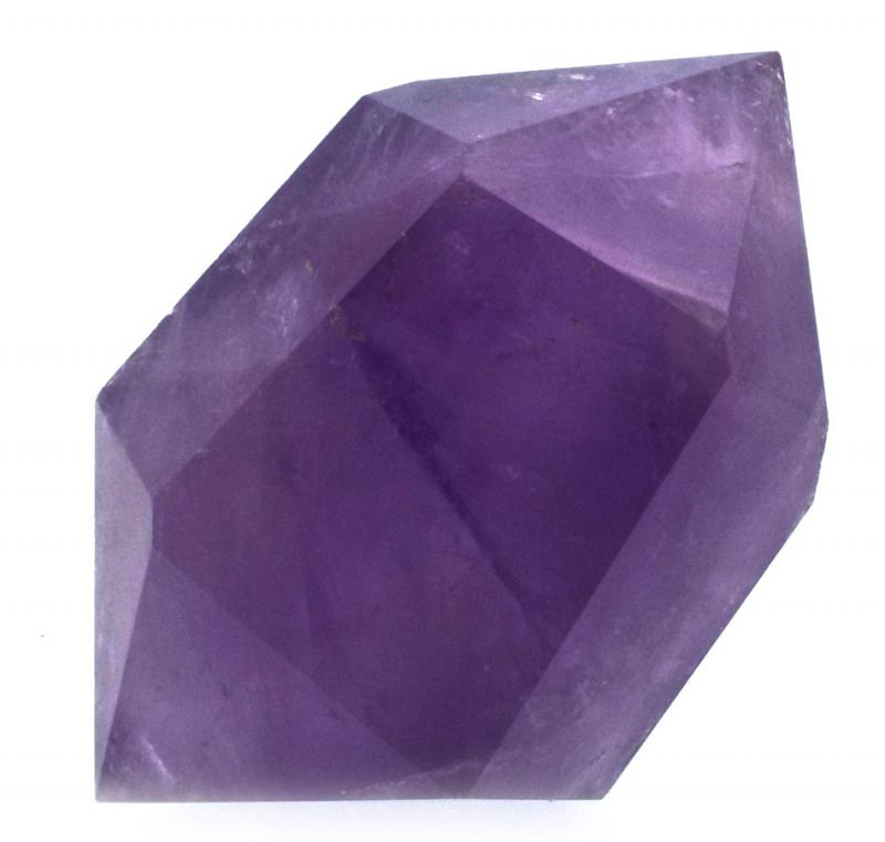 Amethyst Chunky Gemstone Double Terminated Wand 01