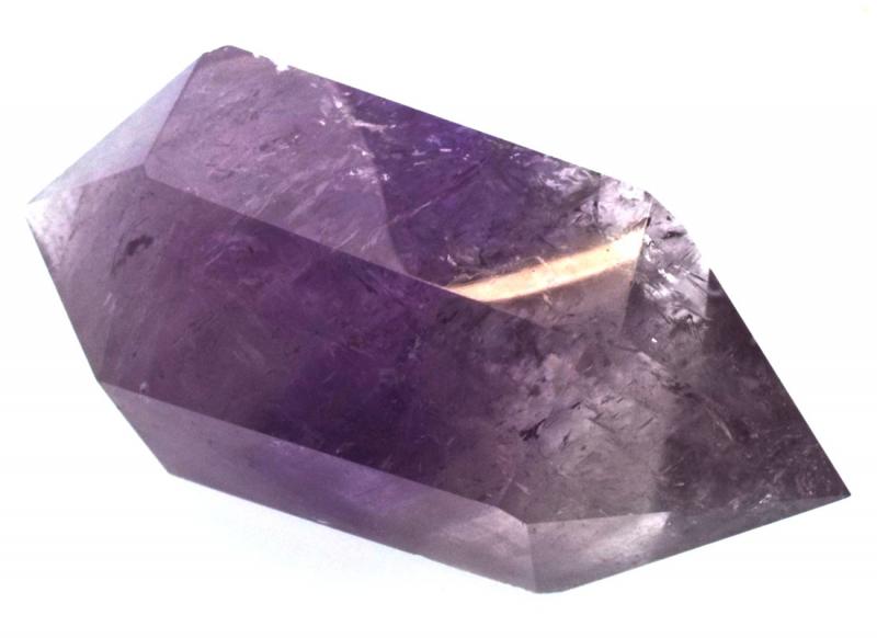 Amethyst Chunky Gemstone Double Terminated Wand 02