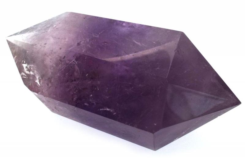 Amethyst Chunky Gemstone Double Terminated Wand 02