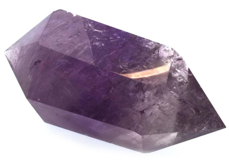 Amethyst Chunky Gemstone Double Terminated Wand 02