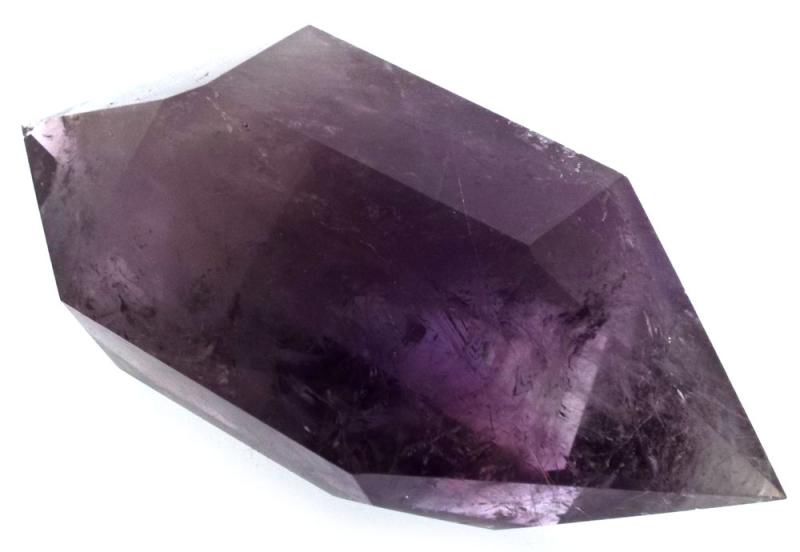 Amethyst Chunky Gemstone Double Terminated Wand 03