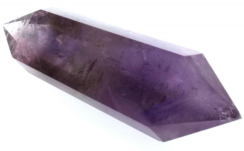 Amethyst Chunky Gemstone Double Terminated Wand 04