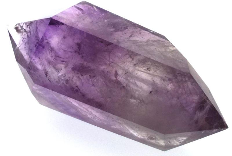 Amethyst Chunky Gemstone Double Terminated Wand 05