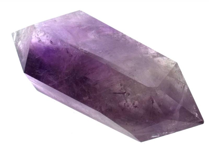 Amethyst Chunky Gemstone Double Terminated Wand 05